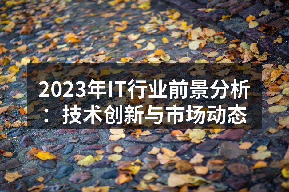 2023年IT行业前景分析：技术创新与市